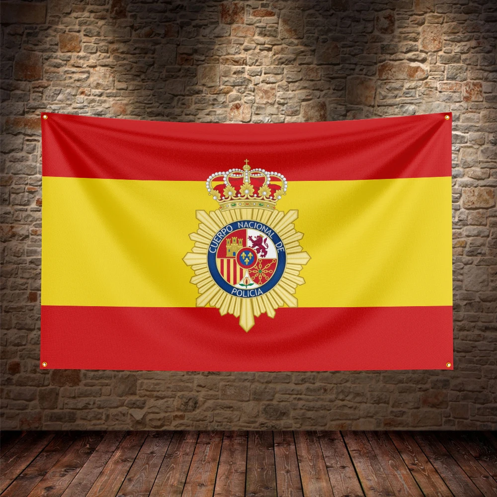 Bandera Policía Nacional de España para decoración de pared - imagen 2