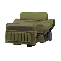 Soporte táctico de mejilla en nailon para airsoft y cargadores
