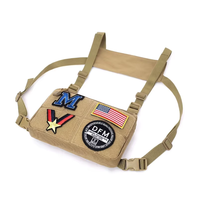 Bolsa táctica MOLLE pecho ajustable multifunción para herramientas - imagen 5