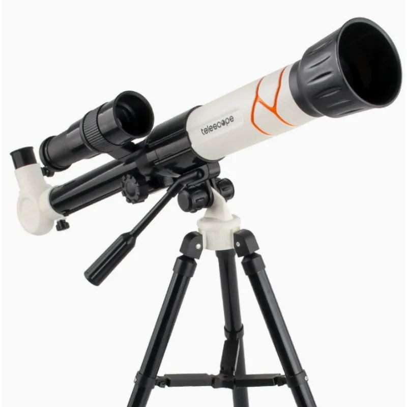 Telescopio monocular refractor para niños con trípode ajustable