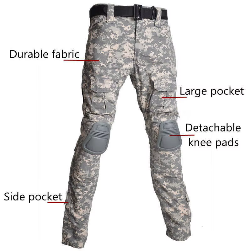 Set táctico hombre camisa manga larga y pantalones ripstop MOLLE - imagen 2