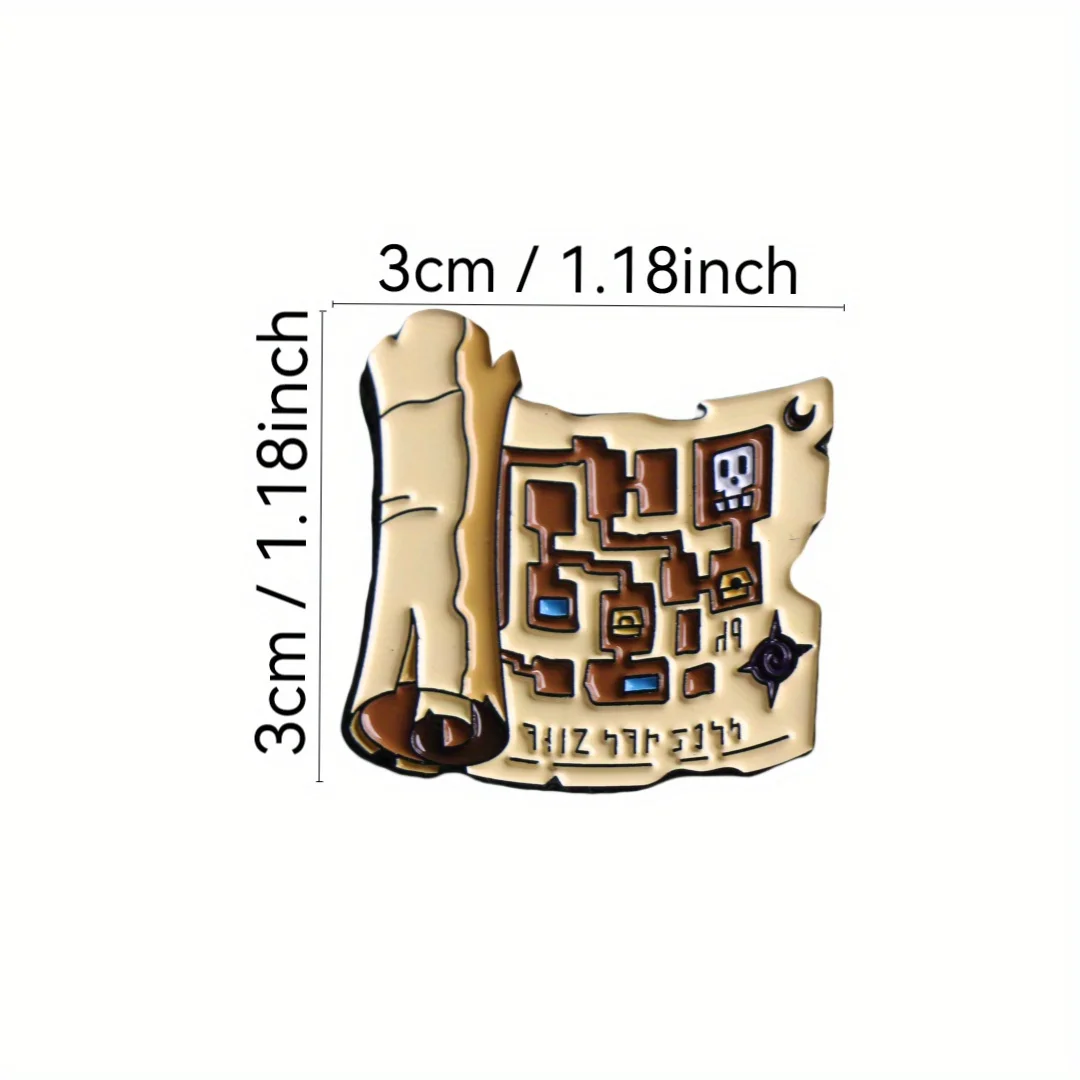 Pin metálico de solapa para mochila, insignia elegante - imagen 4