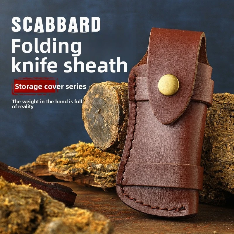 Funda para cuchillo plegable de cuero vaca exterior - imagen 3