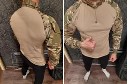 Uniforme táctico negro hombre con pantalón cargo resistente al desgaste