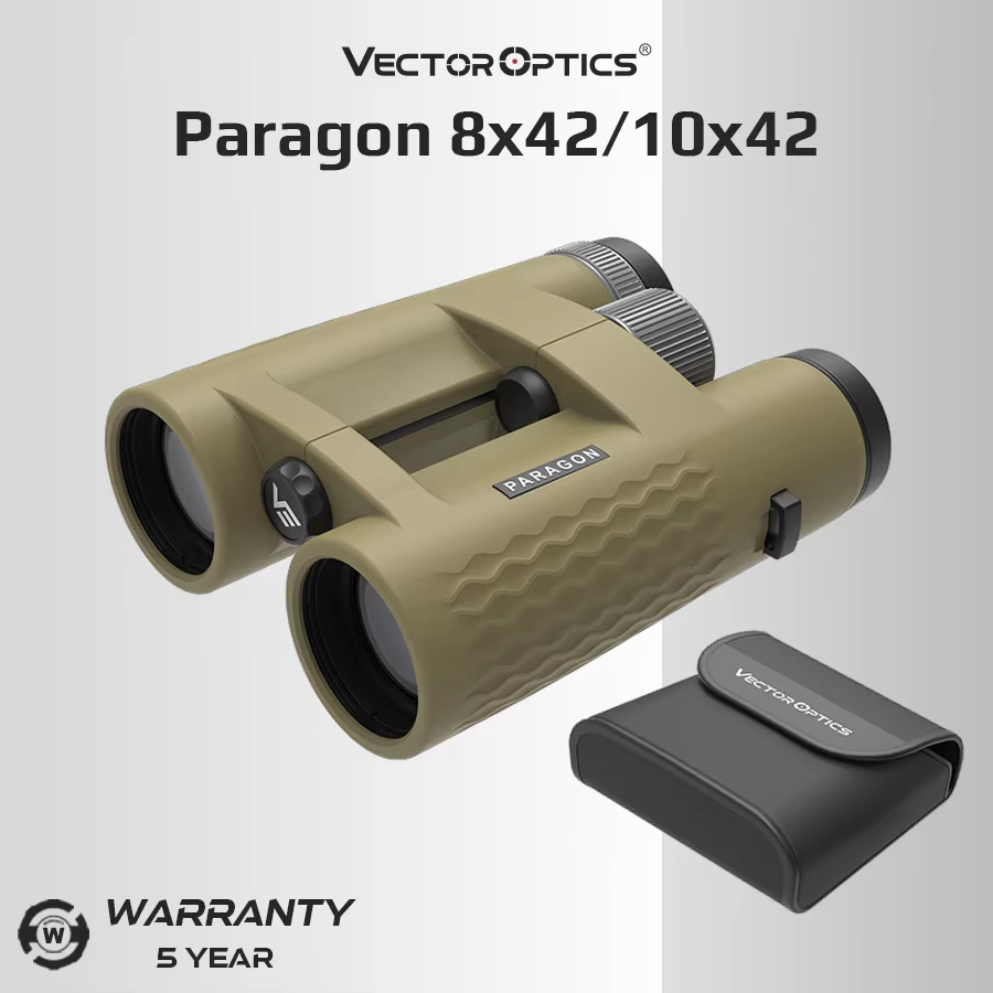 Prismáticos Paragon 10x42 HD – Impermeables IP67 para Caza y Observación