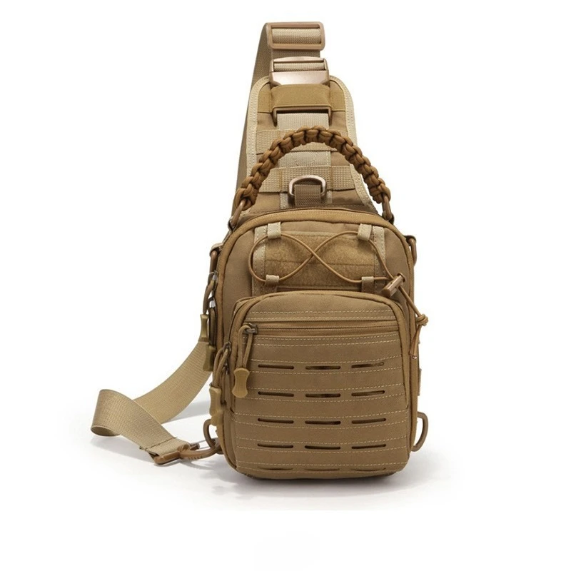 Bandolera táctica MOLLE impermeable corte láser y correa ajustable - imagen 2