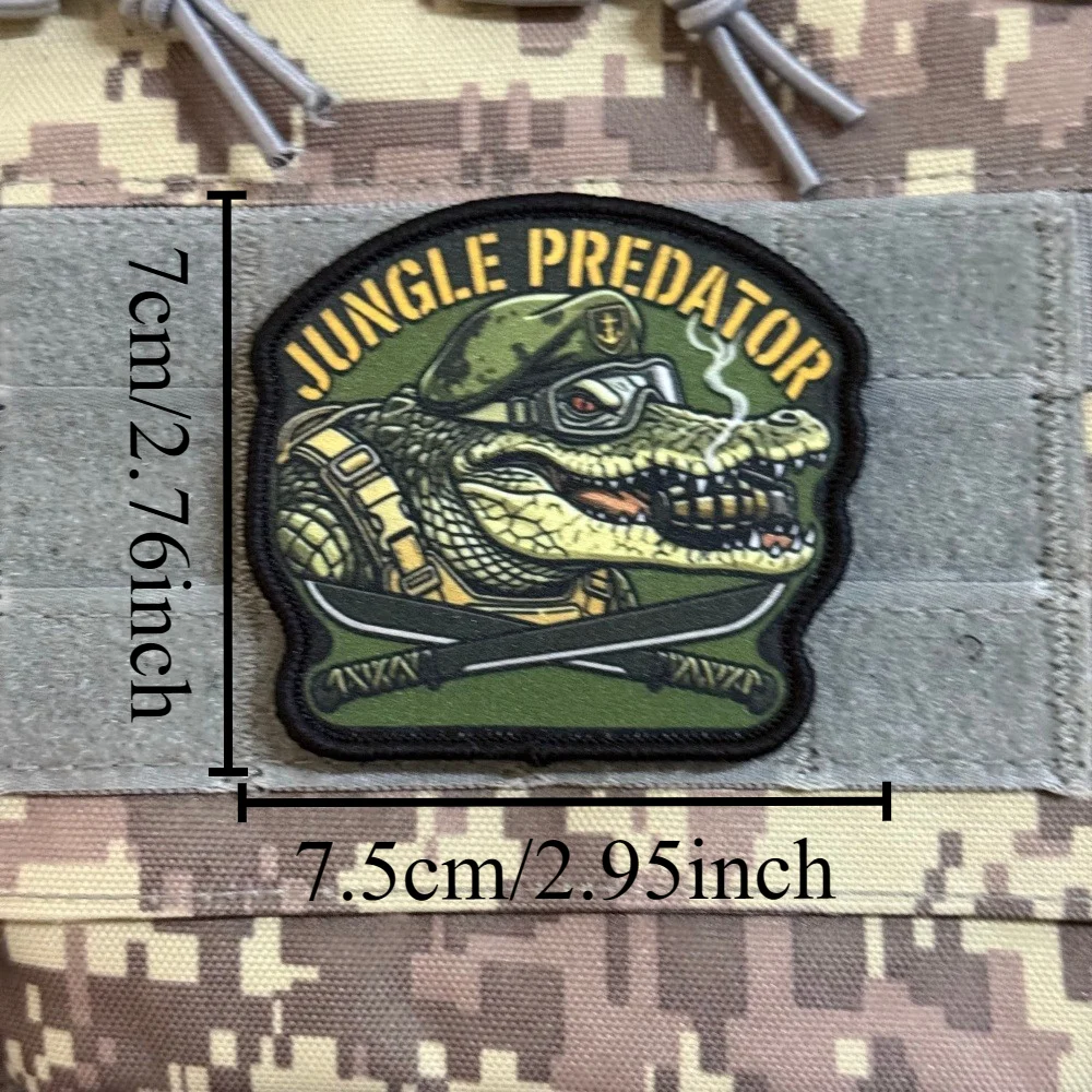 Parche táctico capibara – Insignia de moral con gancho y bucle - imagen 3