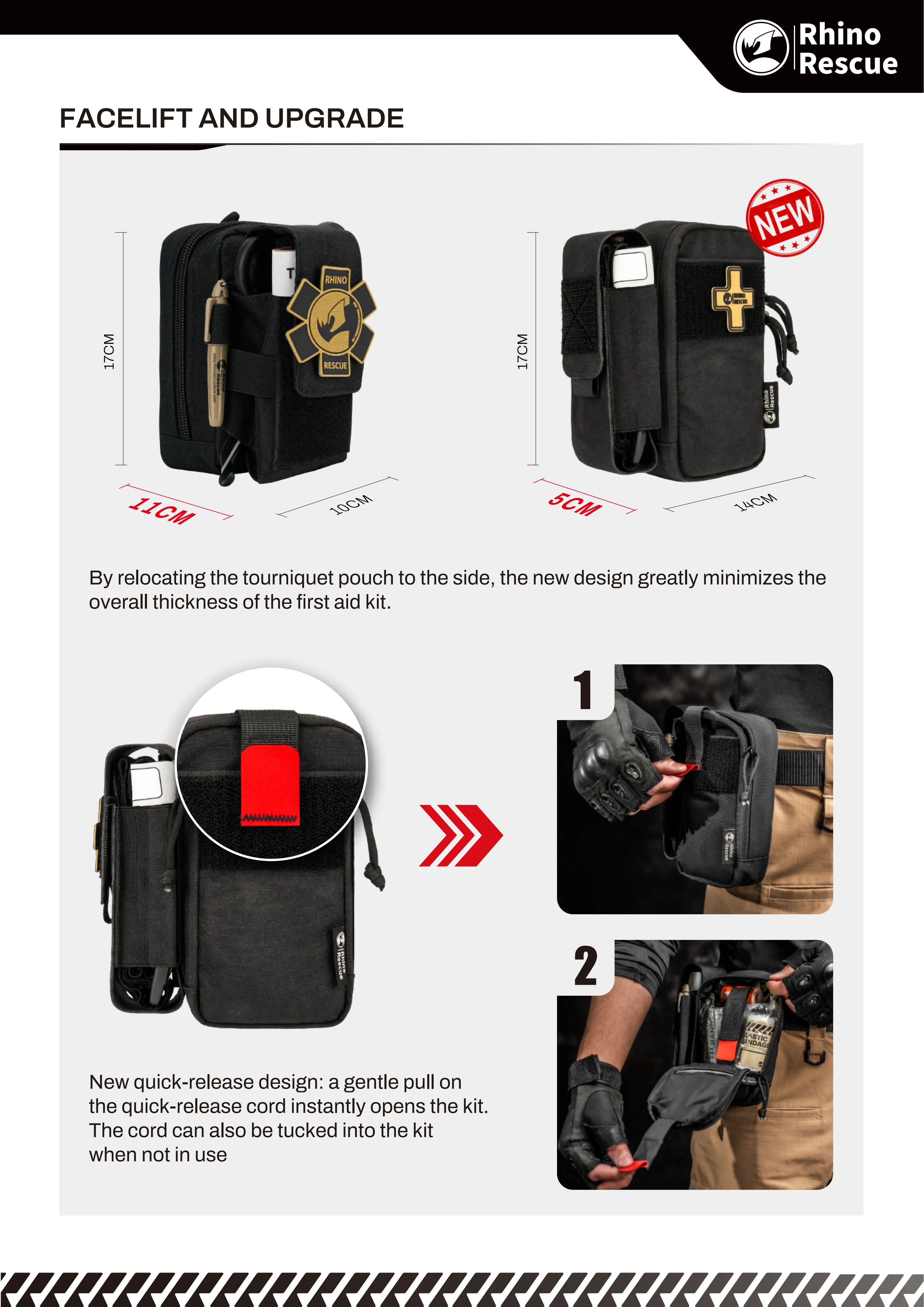 Bolsa compacta con fijación para equipamiento MOLLE