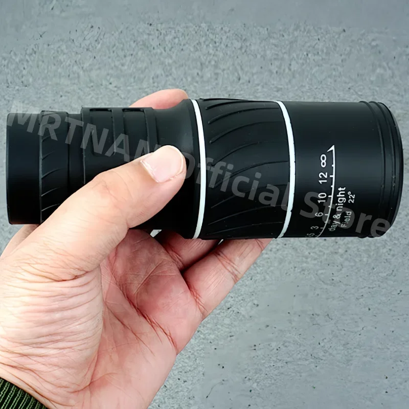 Telescopio monocular de zoom para caza, aves y camping