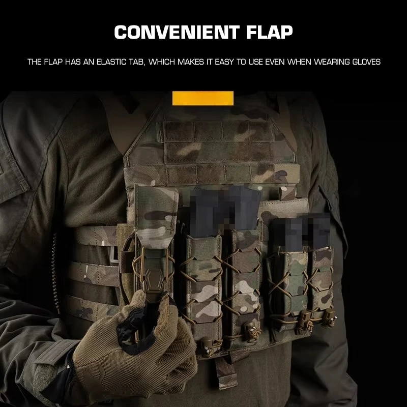 Tiger Mag Bolsa Táctica Portacargadores 9mm Solapa V2 - imagen 3