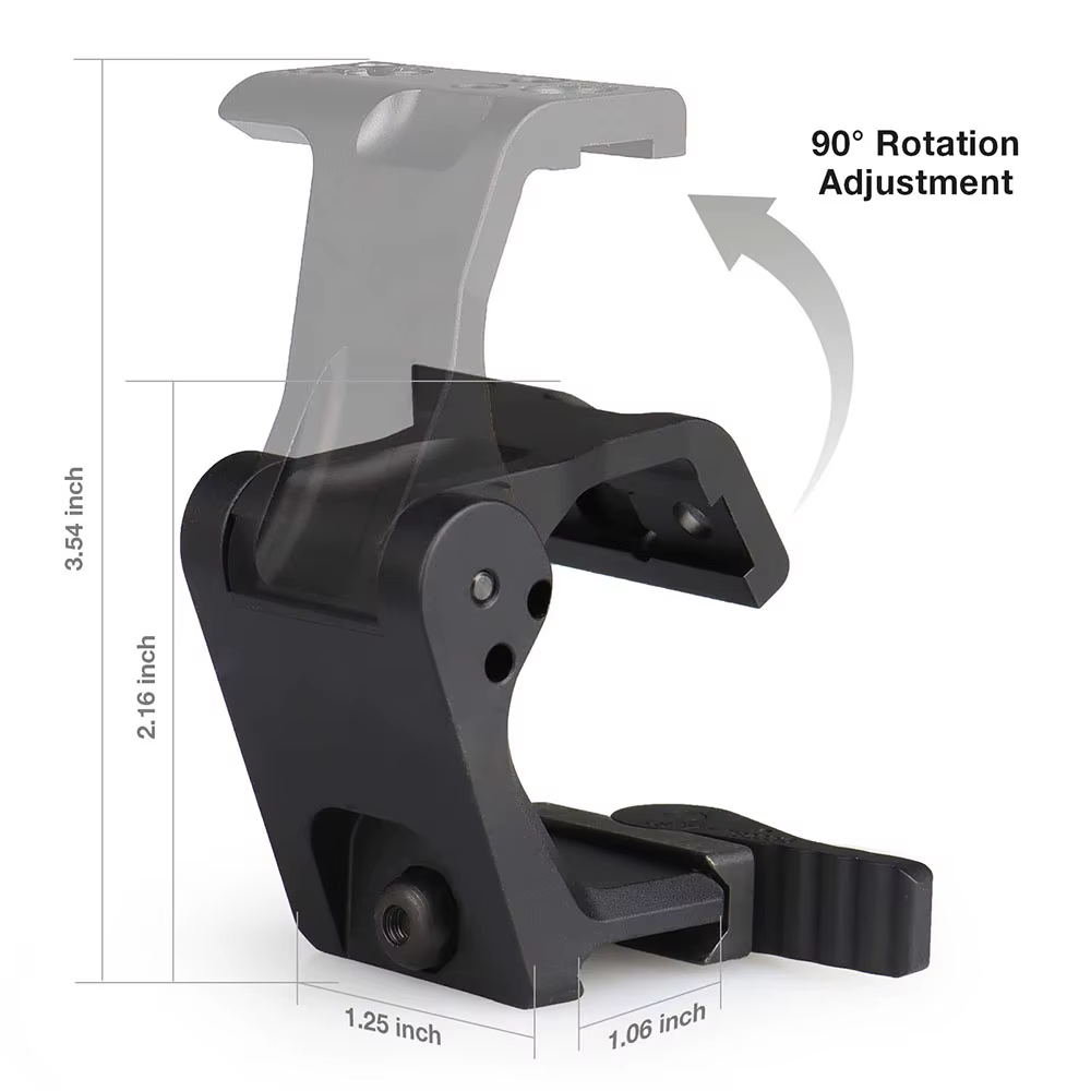 Soporte para visor Flip-To-Center FTC G33 G43 para mira con lupa - imagen 4