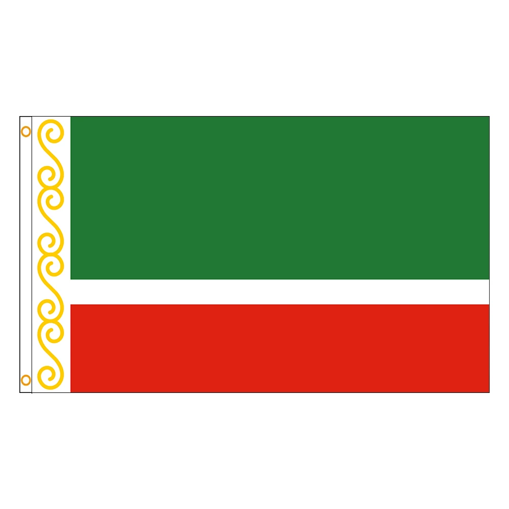 Bandera de Chechenia de poliéster para pared