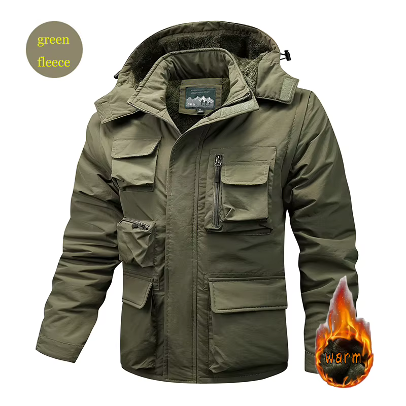 Chaqueta táctica impermeable ripstop – Capucha desmontable Outdoor