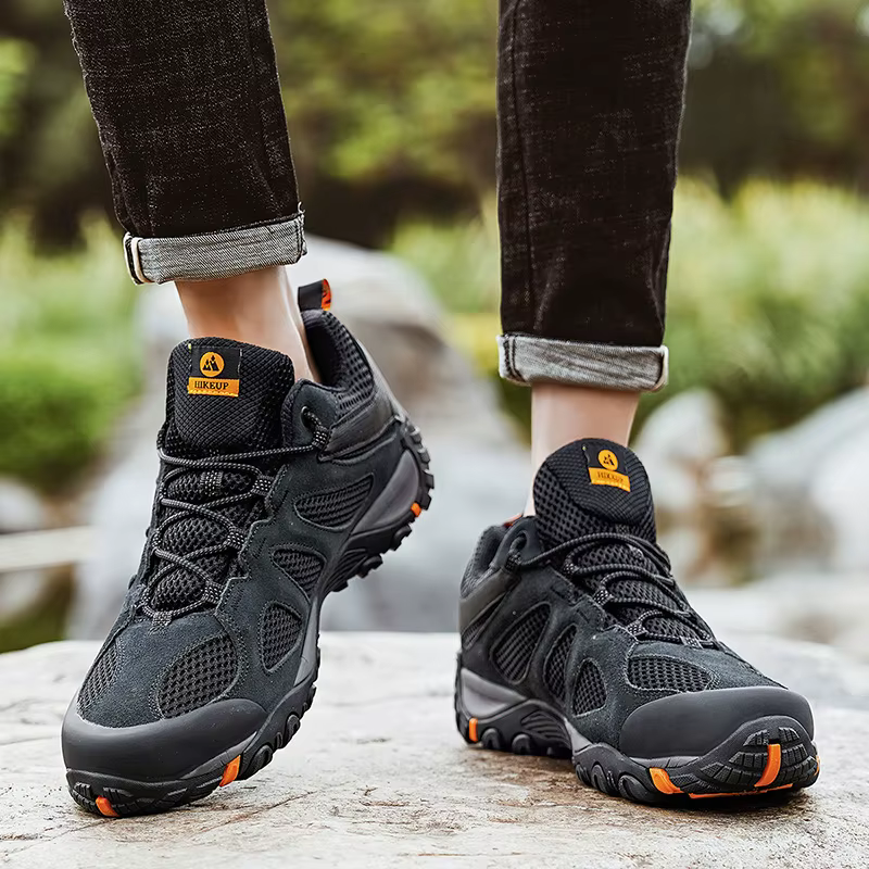 HIKEUP Botas montaña senderismo antihumedad hombre