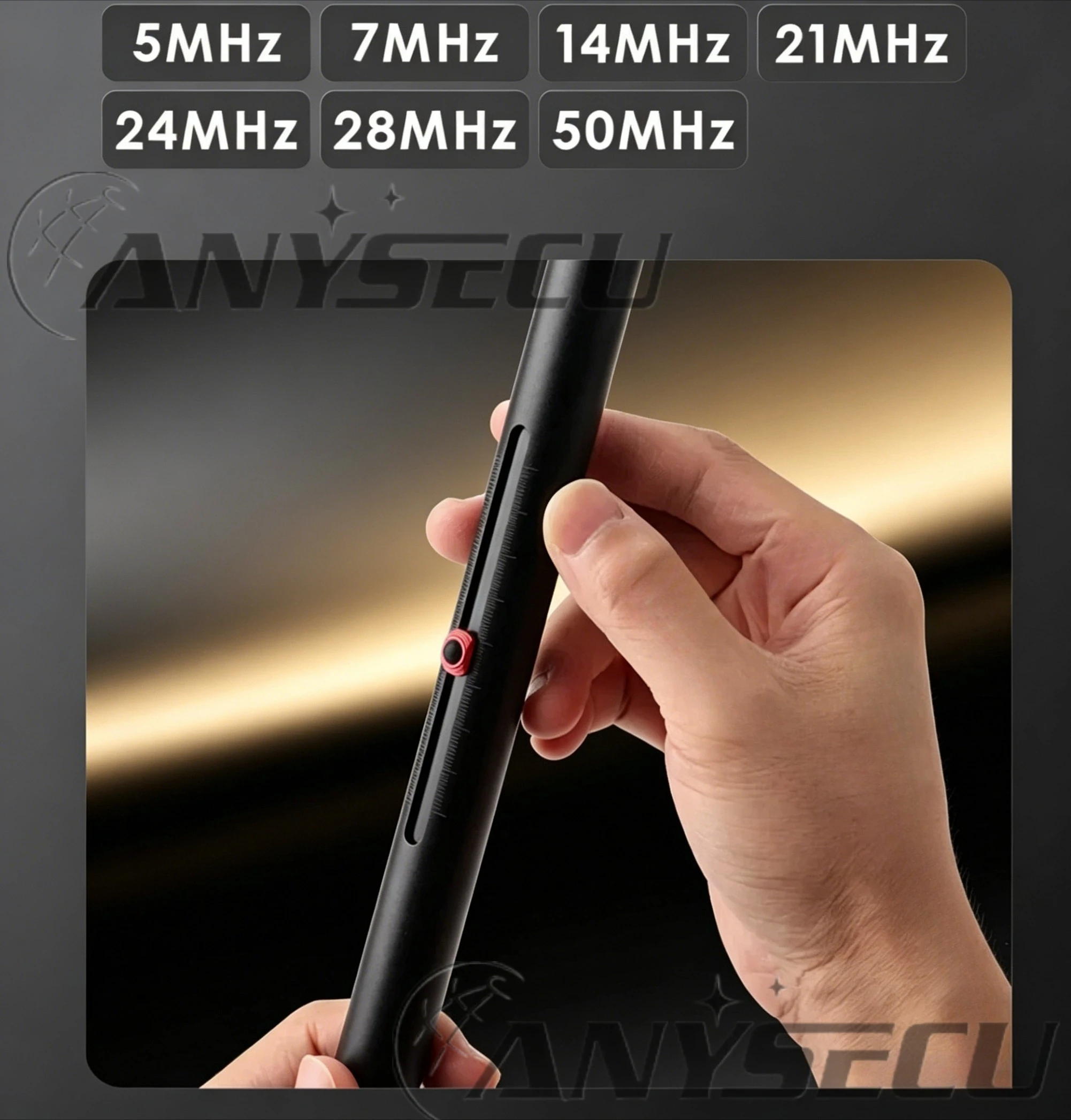 XIEGU VM-01 antena telescópica vertical para onda corta HF exterior - imagen 3