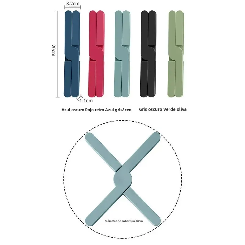 Esterilla de silicona plegable térmica para cocina y camping - imagen 4