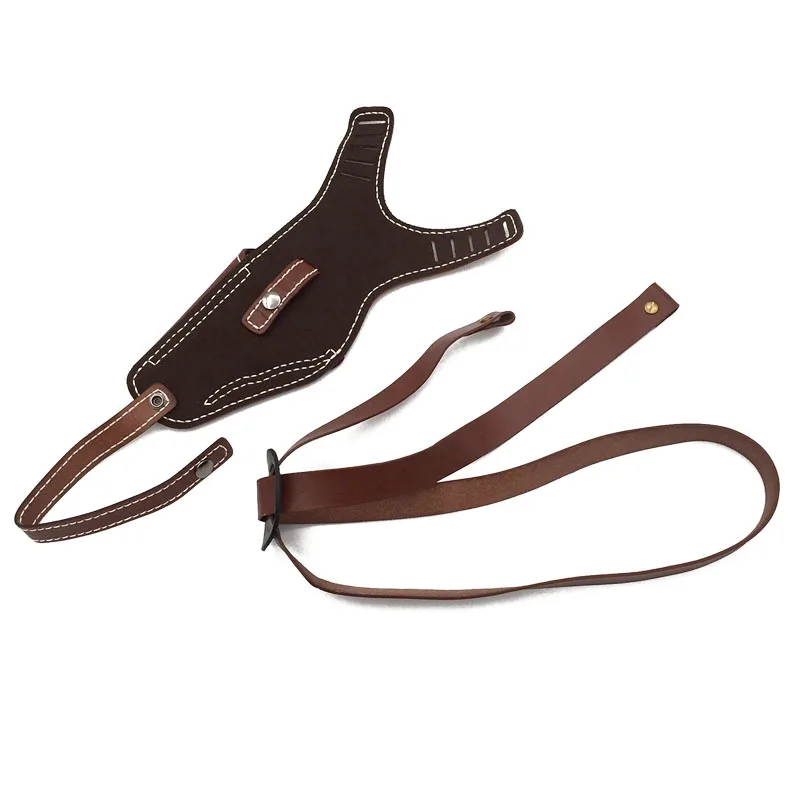 Funda pistola oculta de cuero retro para axila con correas ajustables - imagen 2