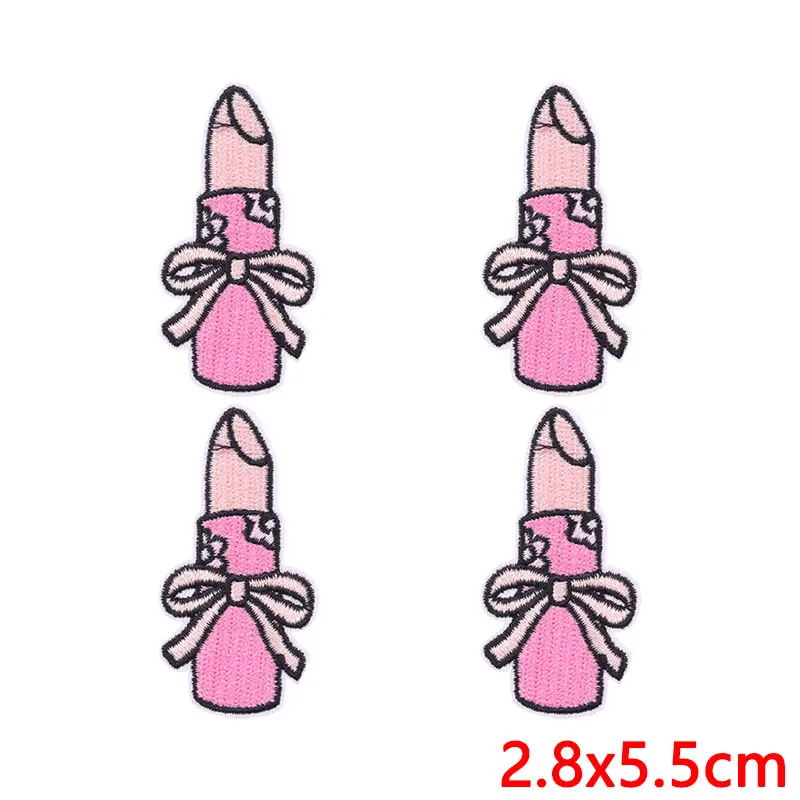 Parches termoadhesivos rosados Cisne de tacón alto para ropa - imagen 2