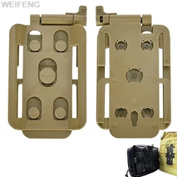 Adaptador MOLLE modular para chaleco y bolsas EDC, conexión táctica