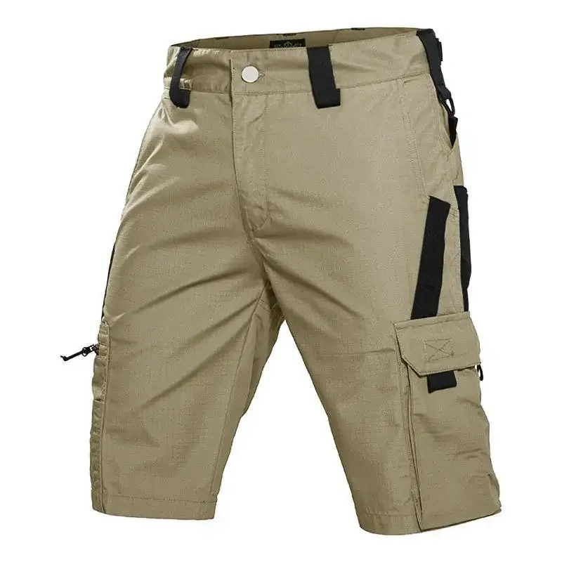 Pantalones cortos tácticos cargo camuflaje multibolsillos para combate - imagen 5