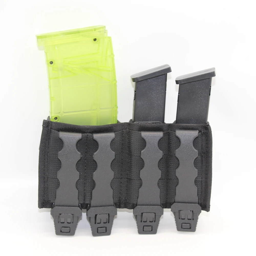 Portacargador MOLLE 5.56 liberación rápida para chaleco o cinturón - imagen 4