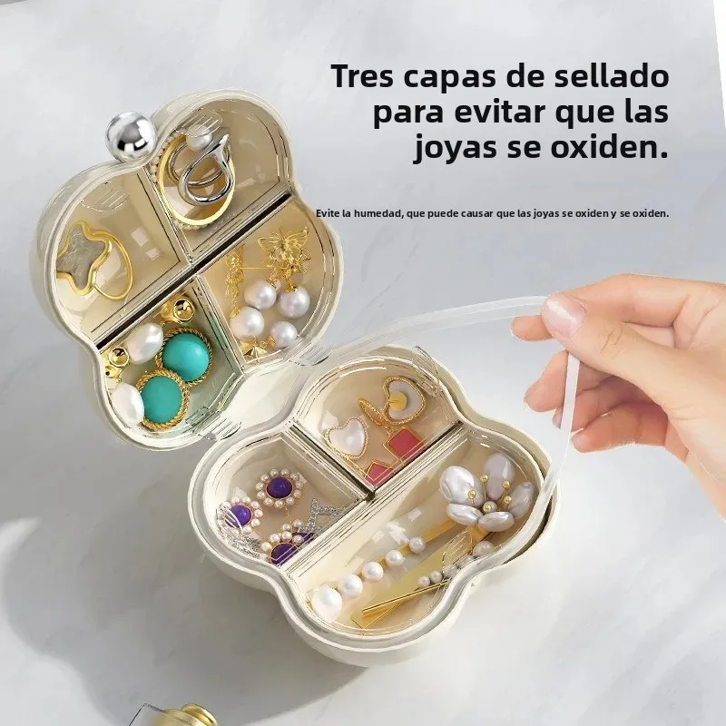 Pastillero portátil con compartimentos para viaje y medicación - imagen 5