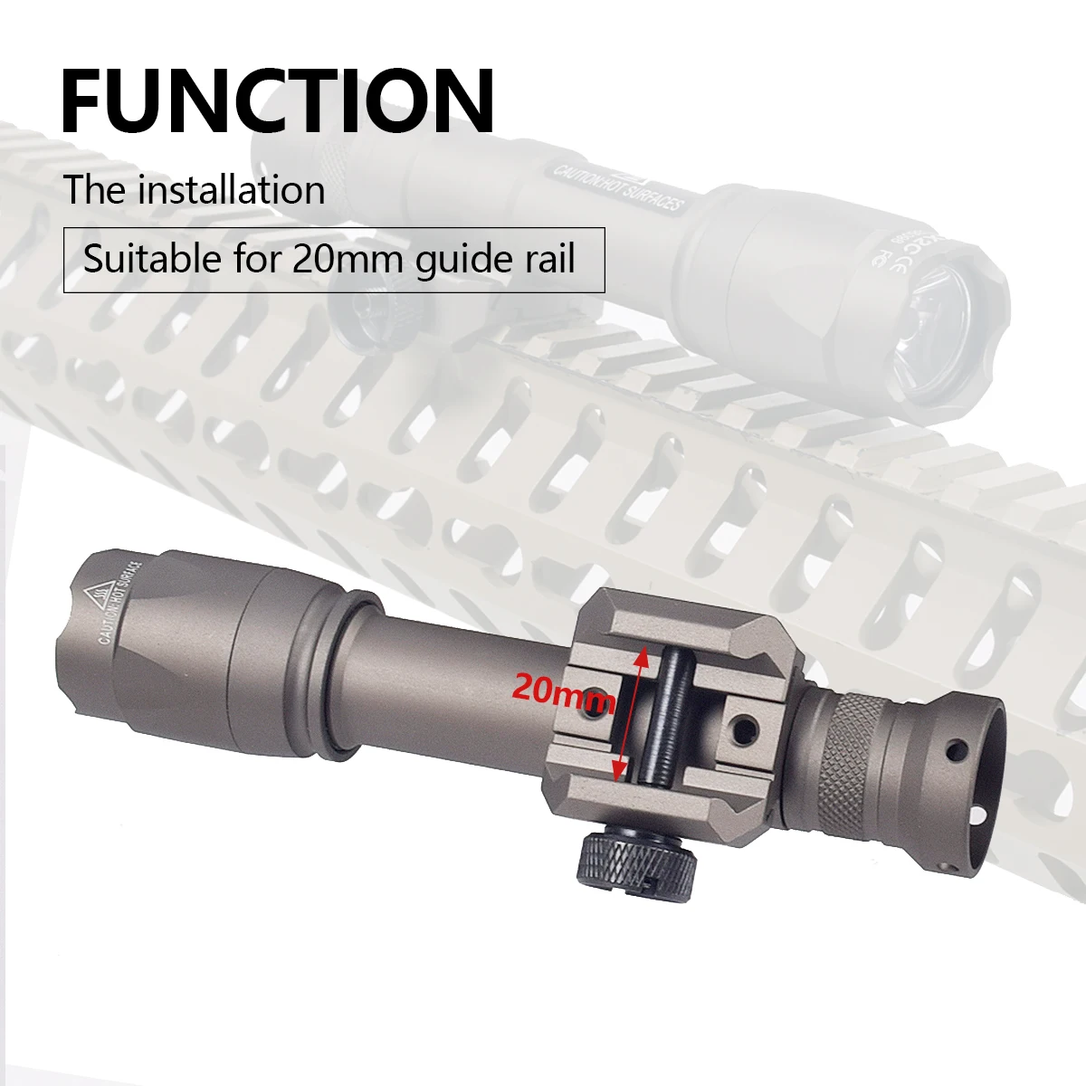 SureFire M600 linterna táctica IR con riel Picatinny - imagen 4