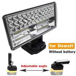 Foco LED portátil inalámbrico compatible con baterías DeWalt de 18 V