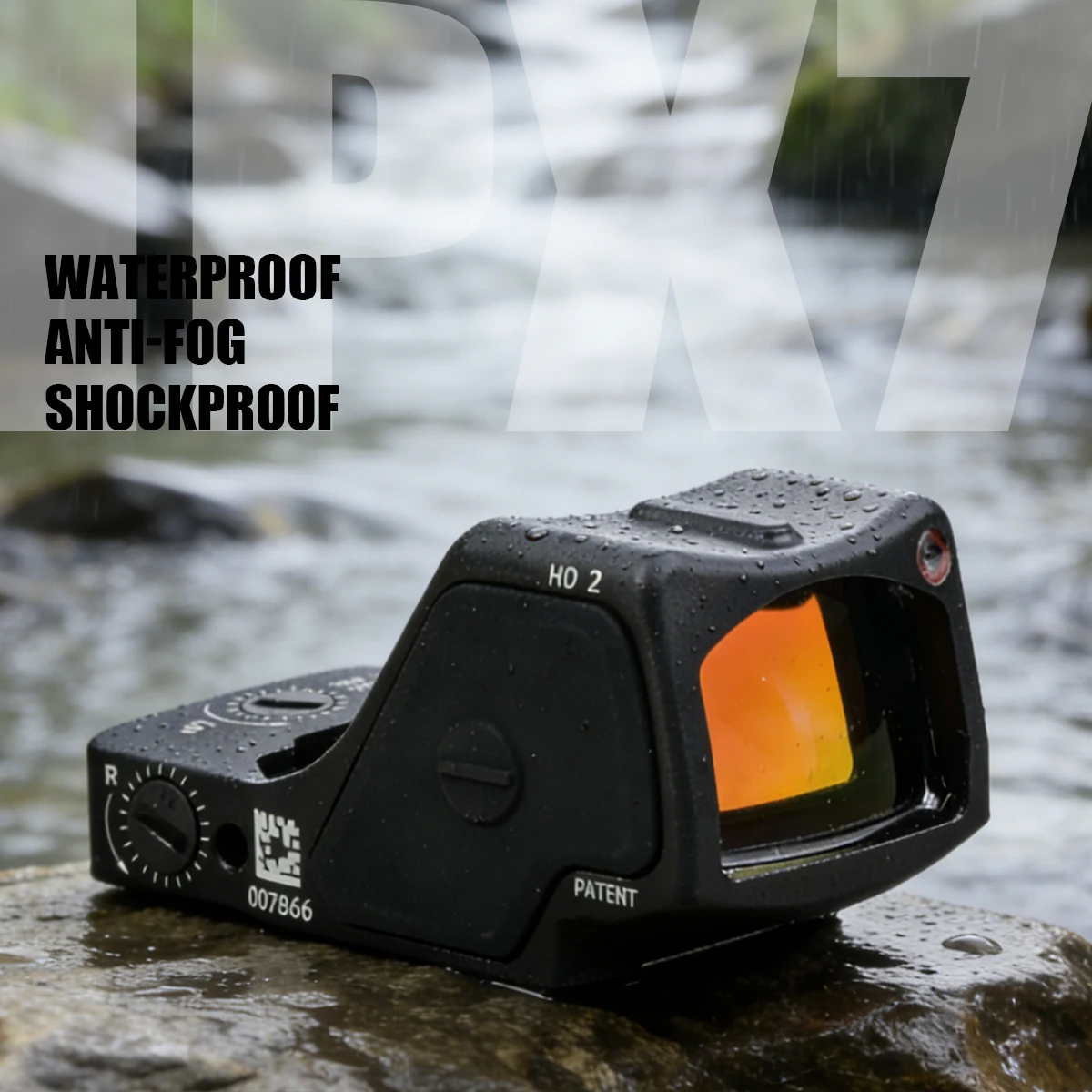 Mira red dot RM-HD Táctica reflex para Glock con ajuste de luz - imagen 3