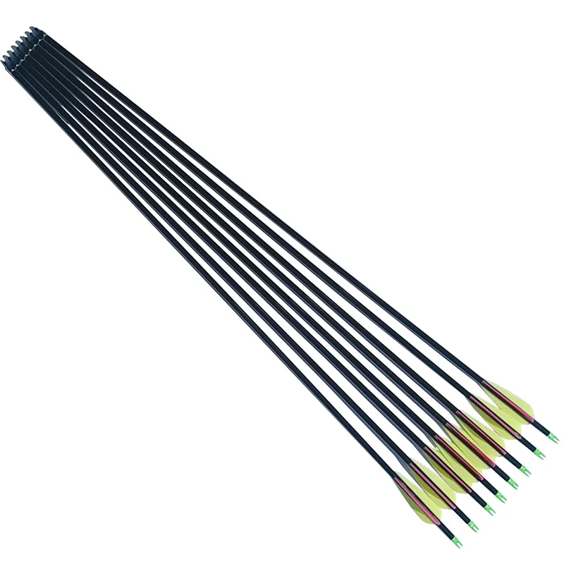 Flechas carbono Linkboy 6.2mm – Caza arco compuesto - imagen 5