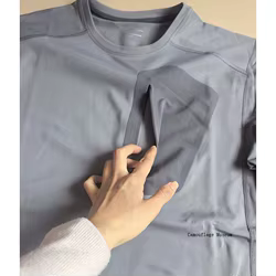 Camiseta térmica para exterior elástica, cuello redondo cálido 3D