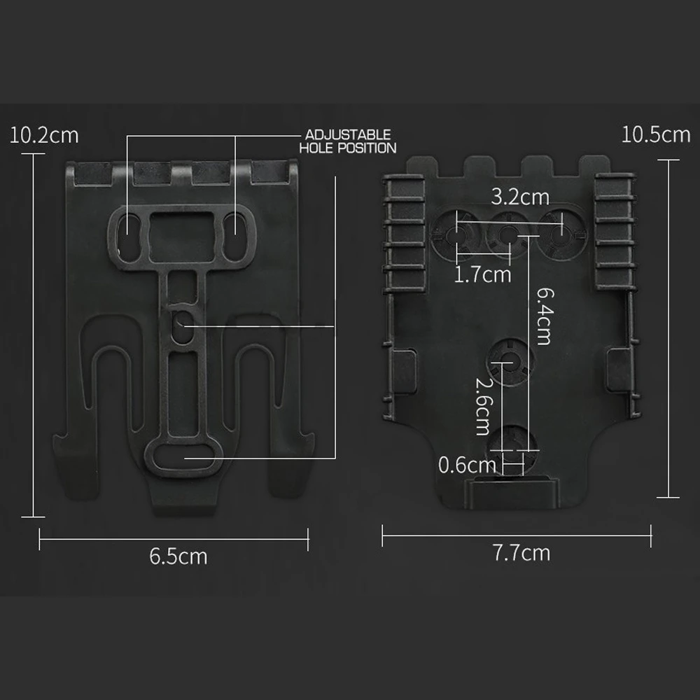 Tactifans Kit QLS – Funda Muslo y Adaptador Pistola Táctica