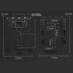 Tactifans Kit QLS – Funda Muslo y Adaptador Pistola Táctica