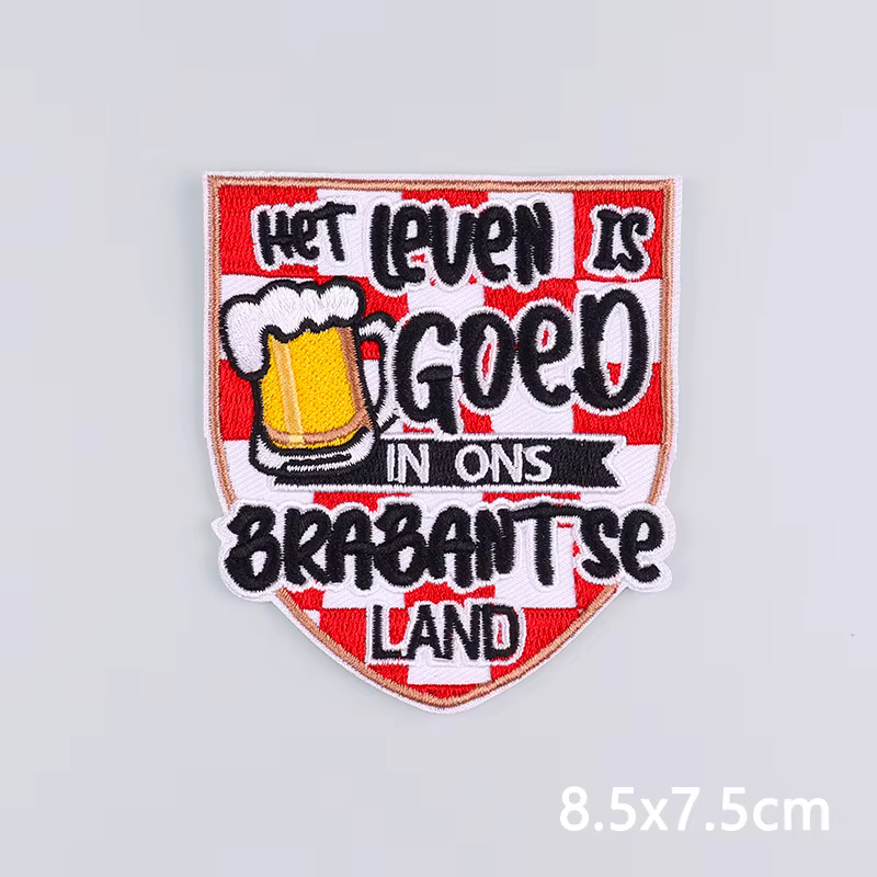 Parche bordado cerveza Países Bajos Noord-Brabant – Aplique para ropa - imagen 5