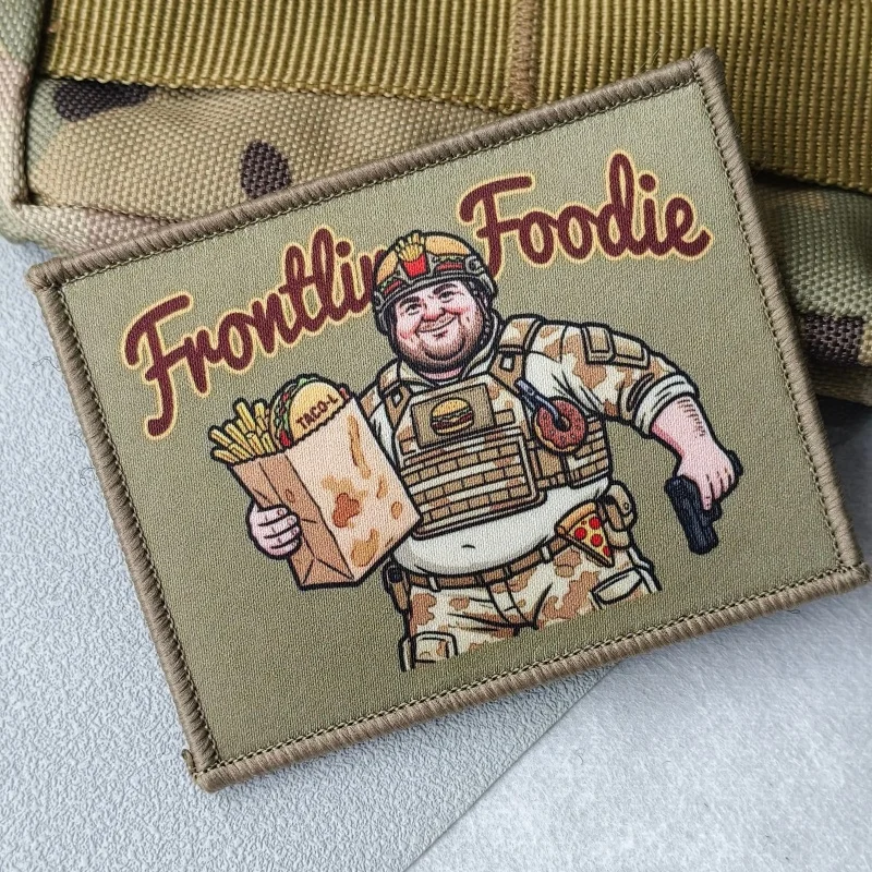 Frontline Foodie parche táctico estampado con gancho y bucle - imagen 5
