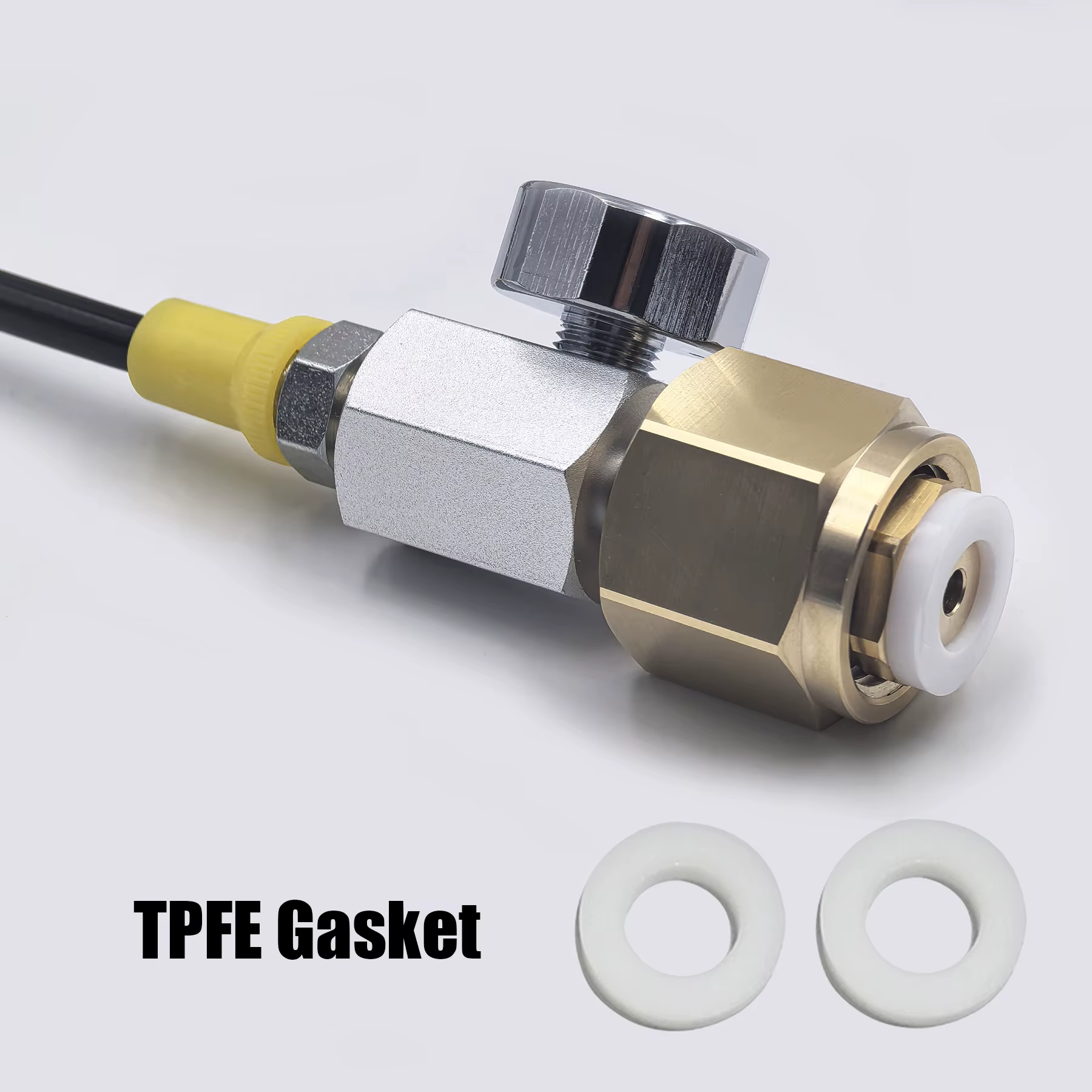 Adaptador cilindro CO2 Terra DUO Art rosca CGA320 conexión rápida - imagen 5