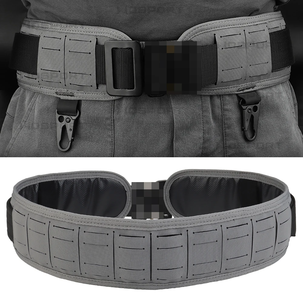 Cinturón táctico MOLLE con hebilla liberación rápida ajustable - imagen 4