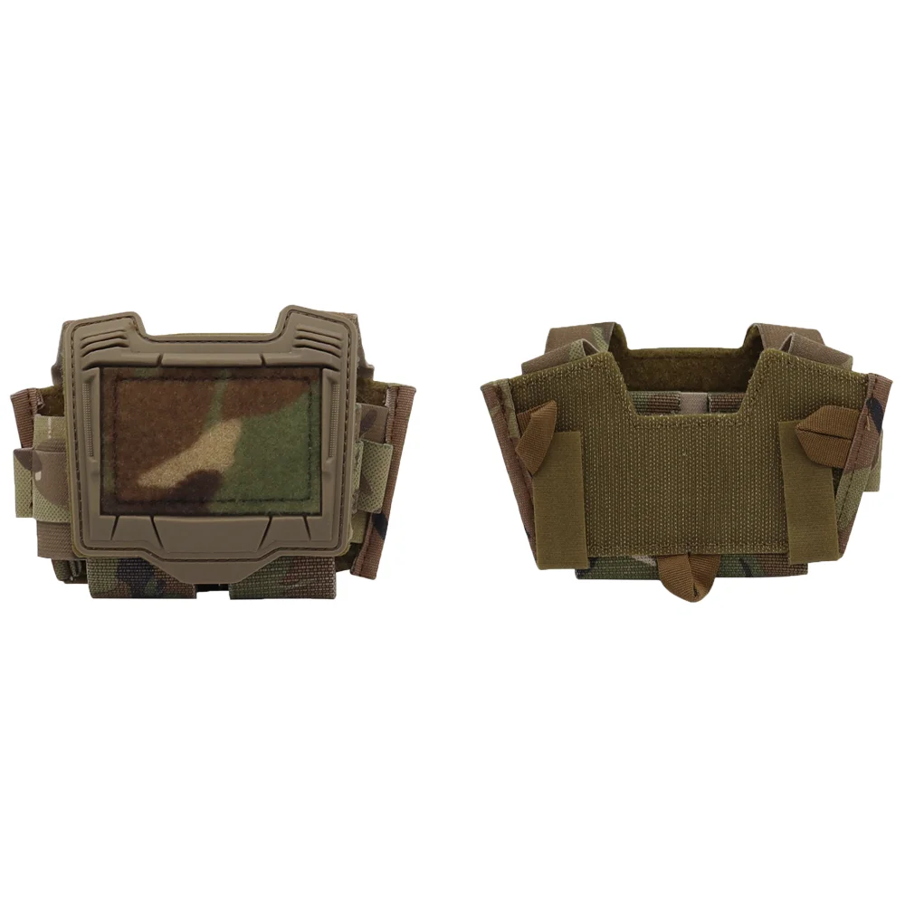 Bolsa contrapeso portabaterías MOLLE para casco táctico serie K