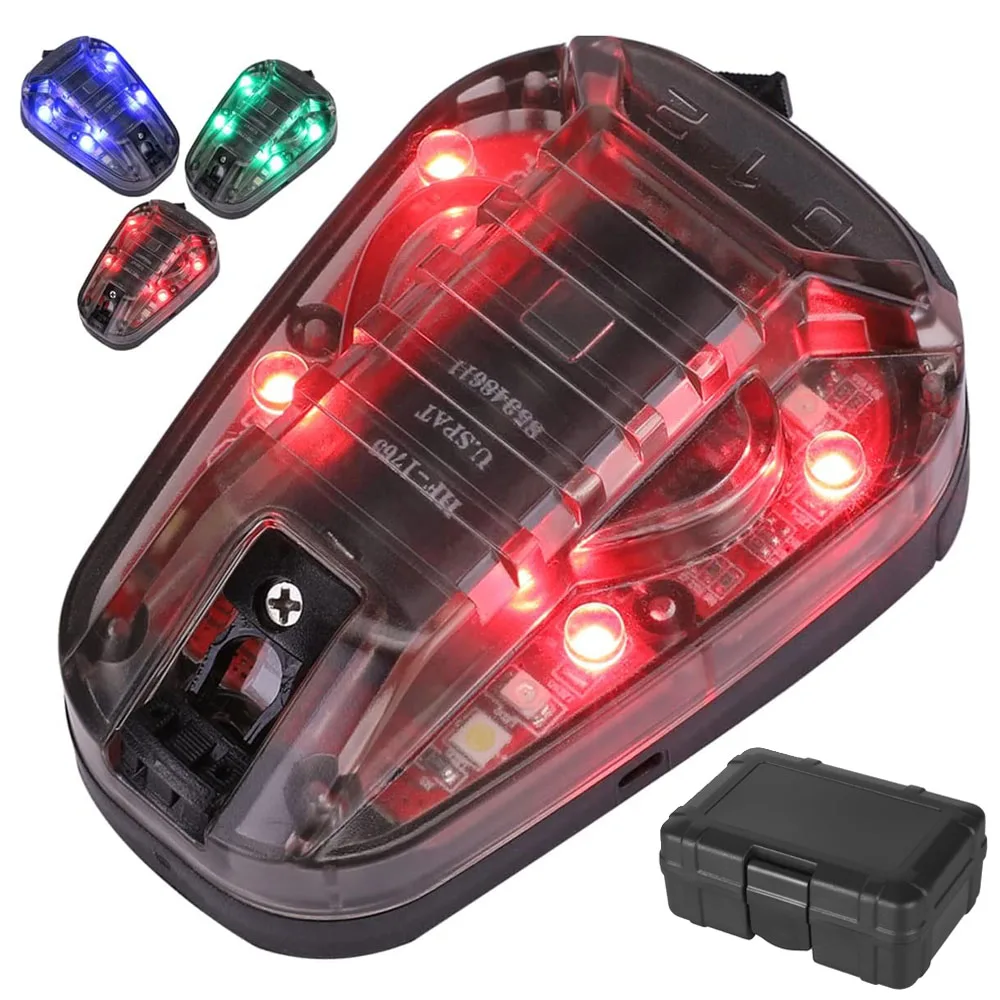 Luz de señal para casco táctico en casco