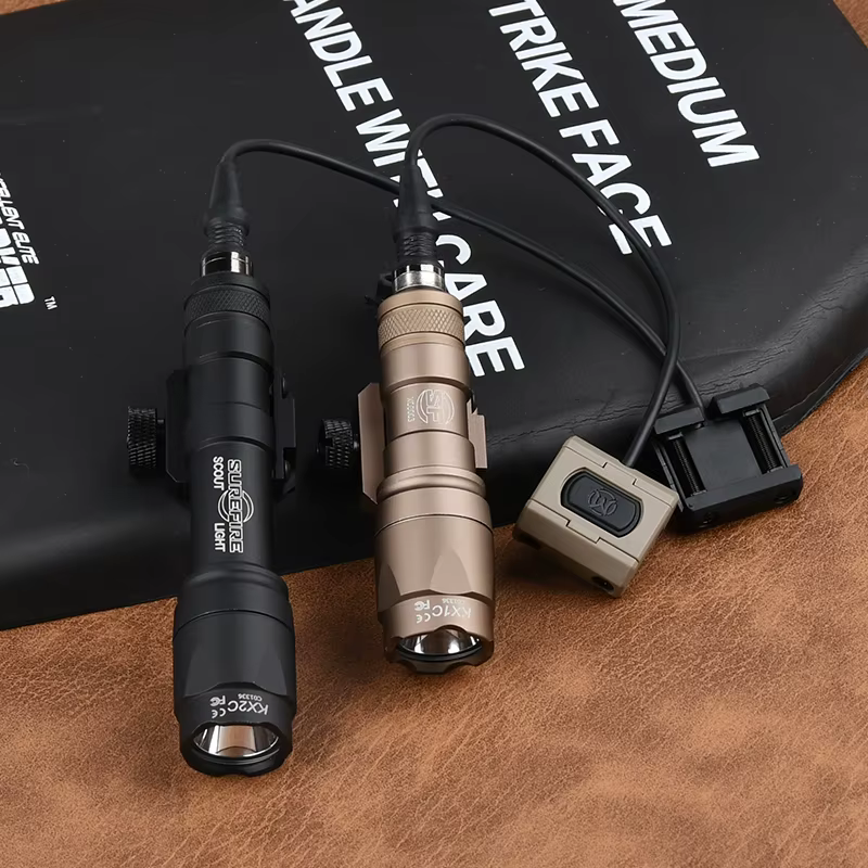Linterna táctica WADSN para riel Picatinny, alta potencia Airsoft