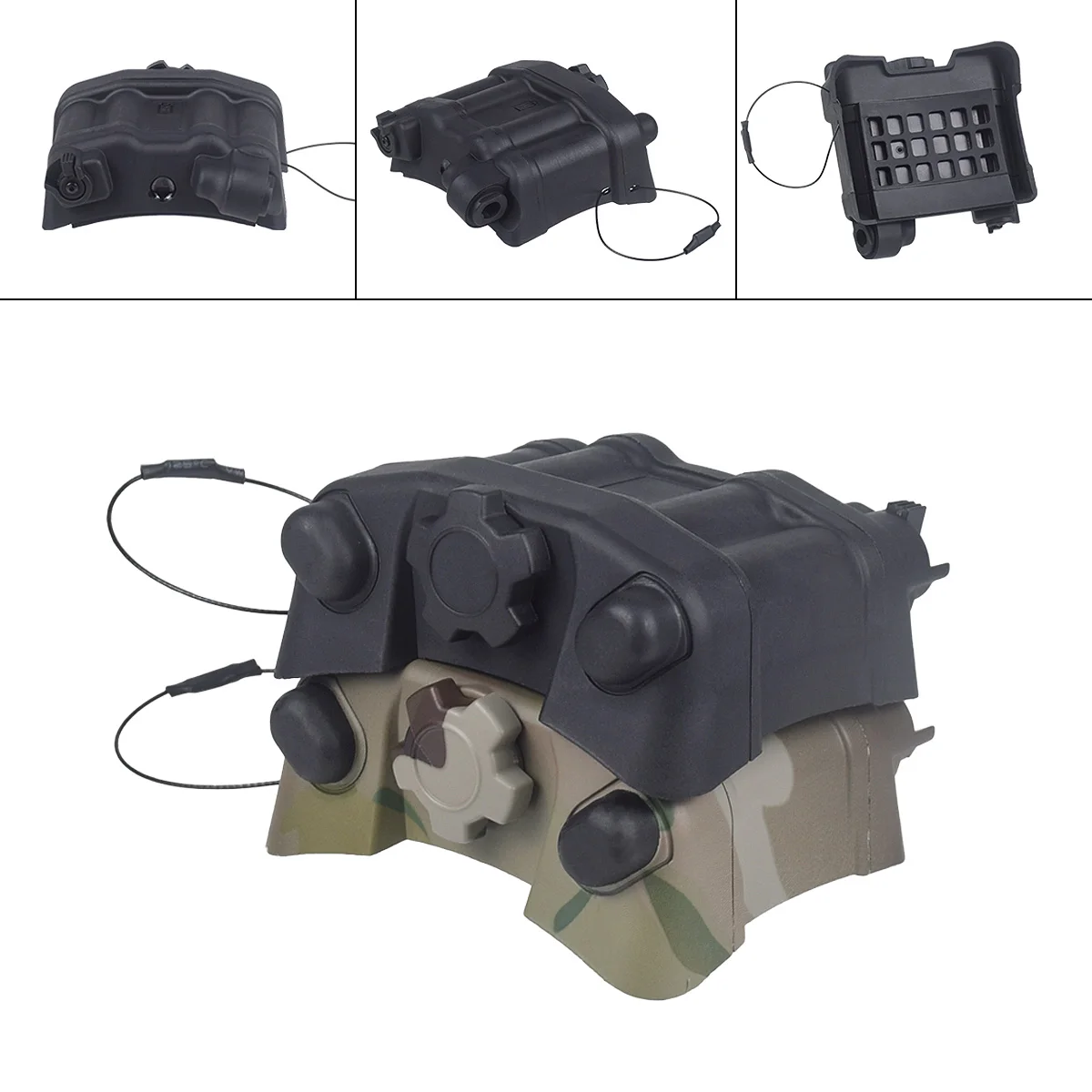 Caja batería PVS31 – Sistema retención casco táctico NVG - imagen 2