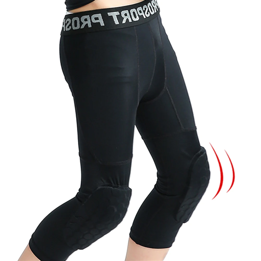 Leggings negros con rodilleras integradas