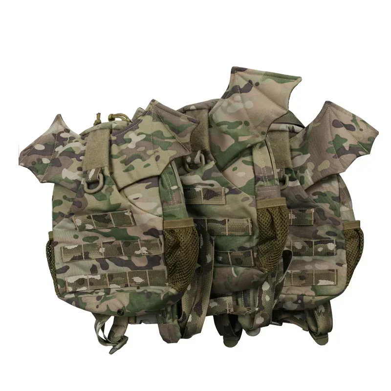 Mochila táctica de nailon camuflaje para viaje y aire libre - imagen 3