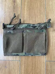Bolsa táctica de malla pequeña con gancho para al aire libre