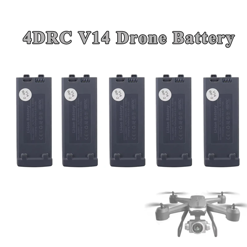 4DRC V14 Batería LiPo 3,7V – Repuesto original para dron - imagen 2