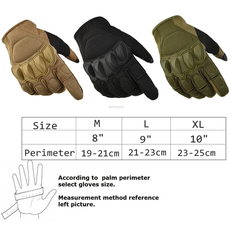 Guantes tácticos nudillos duros pantalla táctil motocross - imagen 2