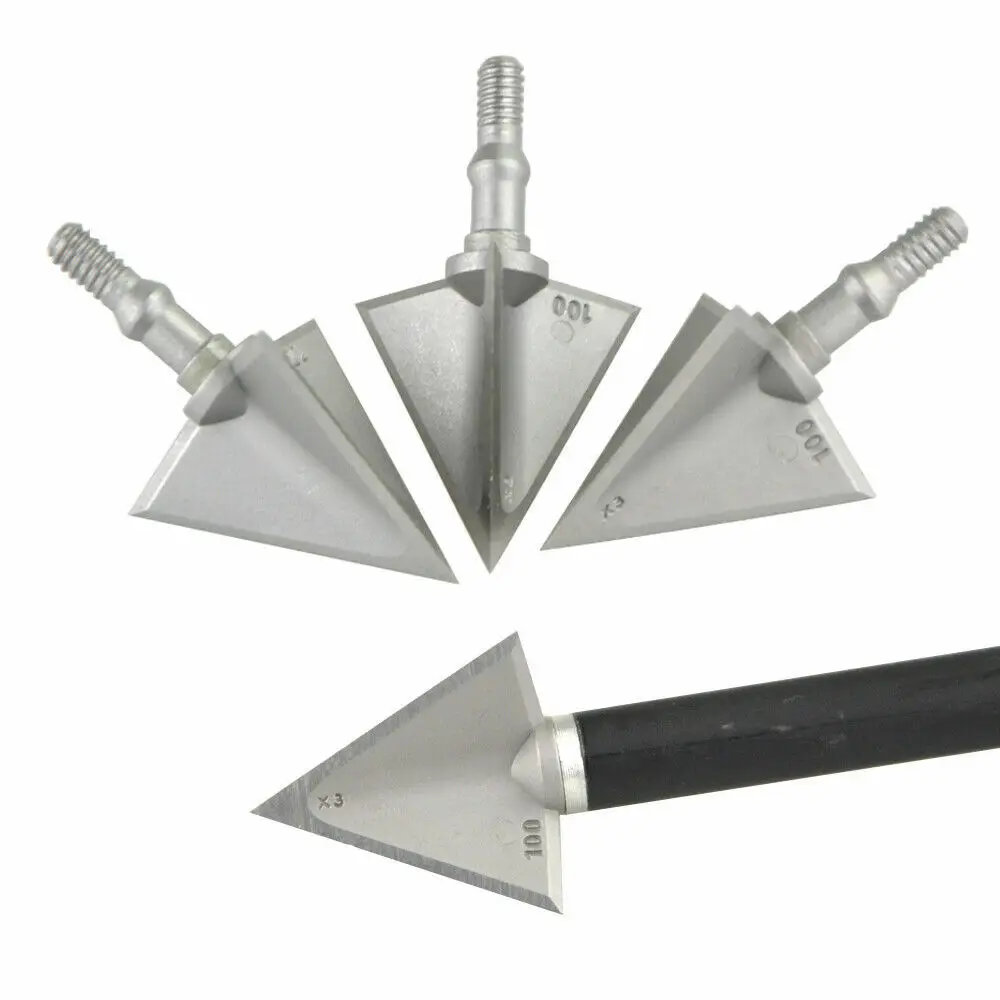 Puntas de flecha inox de tres cuchillas para arco recurvo y compuesto - imagen 5