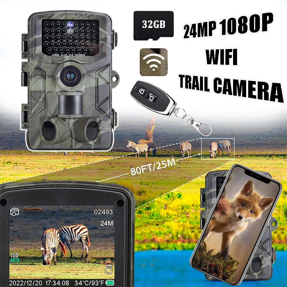 Cámara de caza WiFi visión nocturna y detección movimiento - imagen 3