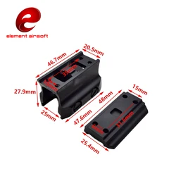 Montura táctica metal MOR5 para mira punto rojo AR15