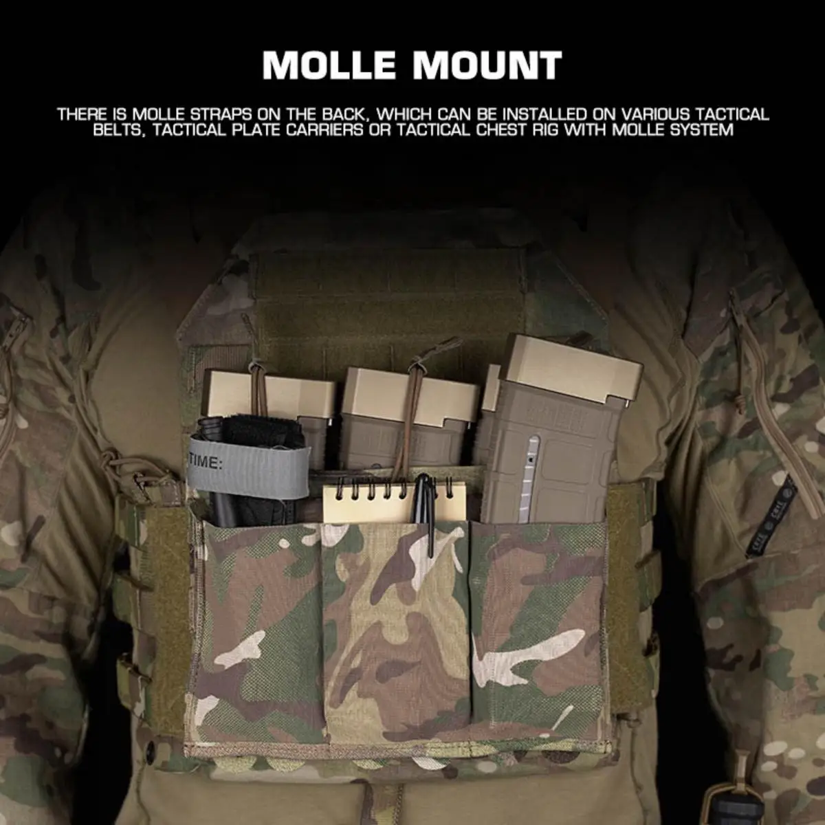 Funda porta cargadores MOLLE para AR-15 y AK - imagen 2